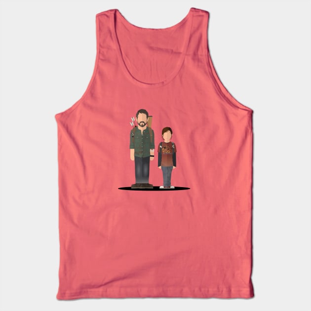 Last of Us - Joel & Ellie Tank Top by hello@jobydove.com